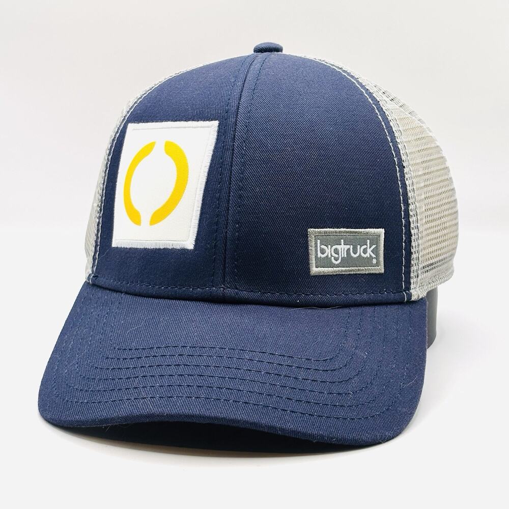 Big Truck Hat Cap Men Blue Snapback Foam Trucker Mesh 58 cm Outdoor Casual